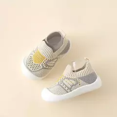 Imagem do Sapatos de malha respirável para recém-nascido, meias infantis, fundo macio, antiderrapante, menino e menina, 0 a 5 anos, verão