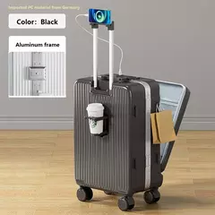 Extensões de transporte de viagem tipo 20 24 28 Polegada mala carrinho de bagagem carry-on cabine mala transportadora para a linha da viagem - comprar online