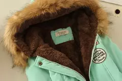 Casaco fino acolchoado de algodão para mulheres, parkas com capuz casual, sobretudo quente acolchoado, outono e inverno, 2023, 2023, emboridery, novo - Wolf Magazine