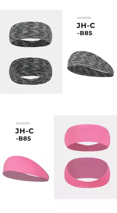 Elastic Absorbent Sports Headband para homens e mulheres, bandagem de cabelo, suor, corrida, fitness, ciclismo, corrida, tênis, ioga, academia na internet