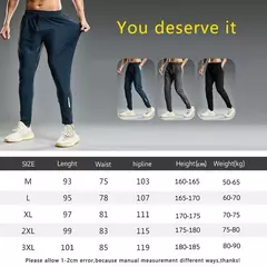 Imagem do Verão Elastic Men Running Sport Pants Jogging Sweatpants Casual Outdoor Training Gym Fitness Calças