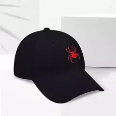 Boné de beisebol bordado aranha personalizado para homens e mulheres, esportes ao ar livre, protetor solar de lazer, chapéu de pato, sol, verão - Wolf Magazine