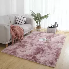 Tapete macio cinza luxuoso para sala de estar, Tapete de veludo macio, Tapete antiderrapante, Decoração de casa, Cobertor para crianças - loja online