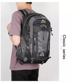 Imagem do Mochila de viagem impermeável de nylon para homens, mochila de viagem casual ao ar livre, senhoras caminhadas camping montanhismo, sacos esportivos para jovens, novo