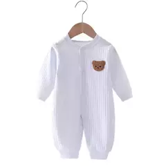 Macacão de urso monocromático para bebê recém-nascido, roupa de uma peça para meninos e meninas, macacão de algodão infantil, outono e primavera, 0-18m, 2020 - comprar online