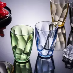 Óculos de plástico inquebráveis, copos de água, reutilizáveis, suco de frutas cerveja Champagne Cup for Bar, inquebrável, 390ml na internet