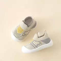 Sapatos de malha respirável para recém-nascido, meias infantis, fundo macio, antiderrapante, menino e menina, 0 a 5 anos, verão na internet