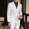 Terno estilo ocidental masculino, versão coreana, vestido formal de casamento, terno emagrecedor, jaqueta casual, smoking elegante do noivo