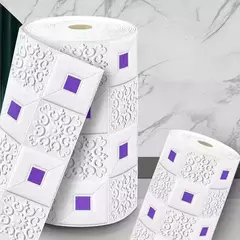 Auto-adesivo Antique Foam Brick Wallpaper, 3D Wall Sticker, impermeável, Sala,