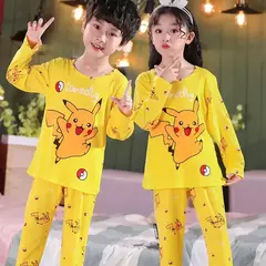 Pijamas Pokémon unissex para crianças, roupas da moda para meninos e meninas, crianças e meninas - loja online