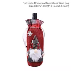 Tampa De Garrafa De Vinho De Natal, Decorações De Feliz Natal Para Casa, Ornamento De Natal, Presentes De Natal, Ano Novo 2025, 2025 - loja online