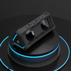 MLOVE P3 Alto-falante Bluetooth externo, alto-falante Bluetooth 5.3 com potência de saída de 40 W, som estéreo IPX7 à prova d'água, cartão Micro SD, luz RGB - Wolf Magazine