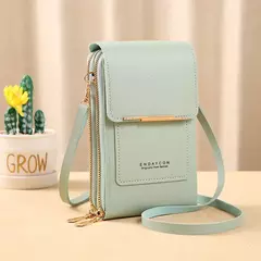 Buylor-Bolsa de couro feminina, tela sensível ao toque, bolsa para celular, bolsa de ombro pequena, macia, feminina, barata, transversal na internet
