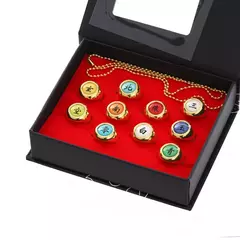 10 pçs naruto akatsuki anéis anime itachi figura cosplay acessório de ação jewerly legal meninos crianças brinquedos presentes - comprar online