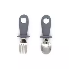 Baby Cartoon Tableware Set, Crianças Utensílio, Aço Inoxidável, Criança Louça, Talheres, Alimentação Colher, Garfo, Infantil - comprar online