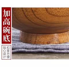 Tigelas De Madeira Japonesas para Crianças e Bebê, Pequenas Tigelas De Sopa Sólida, Madeira De Jujuba, Tigelas De Salada, Louça Doméstica Retro - comprar online