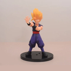 Anime dragon ball super saiyan postura agachada deus branco besta postura em pé wu fã wukong beijita modelo estatueta - Wolf Magazine