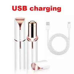 Removedor de cabelo elétrico portátil em forma de batom para mulheres, indolor e eficaz, depilação facial, ferramenta Home Razor Shaver - comprar online