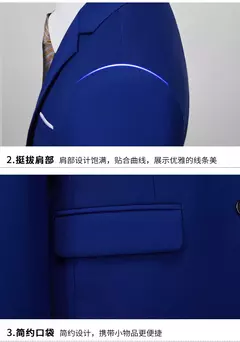 Terno casual de negócios masculino para casamentos, blazer genuíno, colete e calças, grande e alto, colete slim fit, calças de vestido, tamanho EUA - loja online