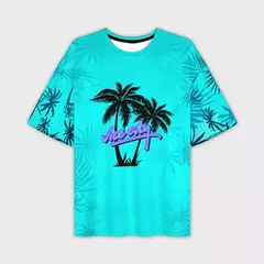 Homens e mulheres Grand Theft Auto Vice City 3D Print Streetwear, Camisetas de grandes dimensões, Tees crianças, Tops roupas, novo jogo, GTA - comprar online