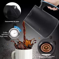 A cafeteira elétrica do aço inoxidável, portátil pode fazer a máquina de café turca automática do agregado familiar 4 copos - loja online