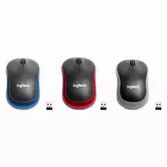 Imagem do Logitech-m185 mouse sem fio, 2.4 ghz, usb, 1000dpi, 3 botões, silencioso, navegação óptica, para pc/laptop