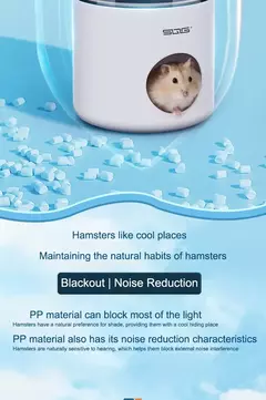 Ninho de hamster hideaway casa primavera verão urso dourado ninho de dormir resfriamento verão abrigo calor pequena casa dormir na internet