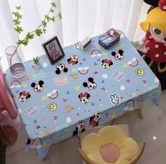 Toalha De Mesa Mickey Mouse Dos Desenhos Animados Da Disney Para Crianças, Mesa De Jantar Americana, Toalha De Mesa De Café Retro, Toalha De Mesa Quadrada - comprar online