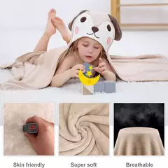 MICHLEY-toalhas de banho com capuz para criança, roupão macio, cobertor swaddle de sono quente, chuveiro para meninos e meninas, recém-nascido 0-9T na internet