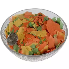 Comida Peixes Ornamentais Tropicais, Peixes Pequenos, Goldfish Feed, Nutritivo, Folha De 3 Cores, Produtos De Peixe, Acessórios De Aquário, 100g - Wolf Magazine