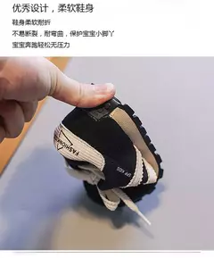 Sapato infantil leve de sola macia, tênis de bebê, casual, respirável, estudante, escola, esportes, corrida, tendência, moda - comprar online