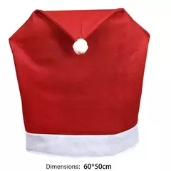 Santa Hat Chair Cover para o Natal, decoração de mesa, presentes, 1-10pcs - Wolf Magazine