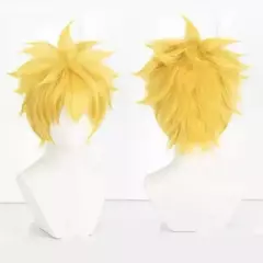Imagem do Anime uzumaki boruto cosplay traje ninja preto mangas compridas casaco calças peruca adulto crianças homem mulher halloween carnaval terno
