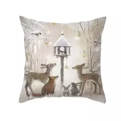 45cm capa de almofada de natal fronha 2024 decorações de natal para casa ornamento natal ano novo decoração de natal 2023 noel - Wolf Magazine