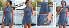 Vestido feminino esportivo de golfe, vestido de fitness 2 em 1, gola polo, moda solstício, verão, 2024 - Wolf Magazine