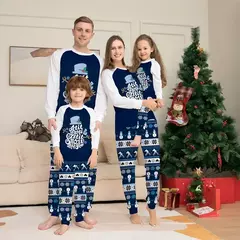 Pijama, tops e calças de Natal, conjuntos de pijamas natalinos, macacão recém-nascido bebê menino e menina, roupas infantis e adultas - Wolf Magazine
