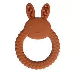 Bebê silicone dentição anel, coelho dos desenhos animados, roedor, comestível, acessórios diy, brinquedos molares, chocalho, 1pc - Wolf Magazine