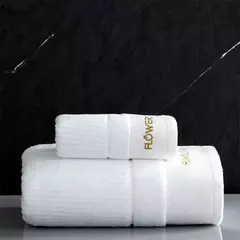 Conjunto de toalha de algodão egípcio para adultos, toalha de banho absorvente, cor sólida, bordado, toalha de rosto macio, espessado, 100% - loja online