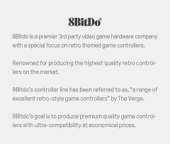 Controlador de jogos sem fio 8BitDo Ultimate 2 para PC e Android com joysticks TMR, gatilhos comutáveis, controle de movimento, 8 velocidades - Wolf Magazine