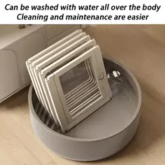 Interior diy pequeno cão de estimação cerca gaiola sistema com porta cerca do cão totalmente transparente acrílico filhote de cachorro casa livremente combinado gatinho quintal na internet