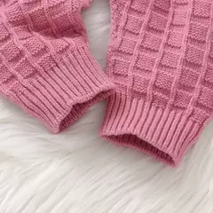 Macacão e chapéus de malha sem mangas para bebês recém-nascidos, macacões infantis, conjunto de roupas infantis, primavera, outono, inverno, 2 peças, 0-18m - comprar online