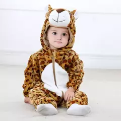 Macacão de flanela para bebés, Macacão Kigurumi, Macaco, Unicórnio, Vaca, Leão, Animal Cosplay, Pijama para 1 a 4 anos Crianças, Meninos, Inverno - Wolf Magazine