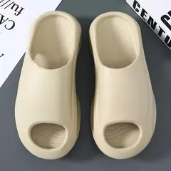 Chinelos antiderrapantes de fundo grosso masculinos, sandálias de praia, sapatos confortáveis para casais, moda esportiva, ao ar livre, EVA 36-45 na internet