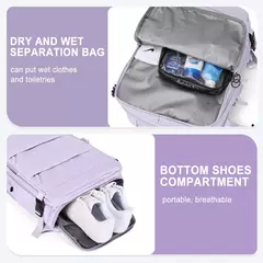 Mochila de viagem para mulheres, Mochila para laptop TSA, voo aprovado, mochila casual para semana - comprar online