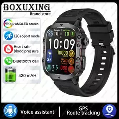 Xiaomi-relógio inteligente militar para homens, IP68, 5ATM, esportes ao ar livre, rastreador de fitness, monitor de saúde, 1,96 ", chamada BT, novo, 2021 na internet
