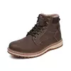 Penicfine Botas de caminhada masculinas de inverno com forro quente e botas de neve ao ar livre à prova d'água antiderrapante botas de caminhada