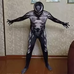 Vendas quentes halloween aranha mancosplay filme para festa terno do homem aranha crianças traje de veneno estilo 3d na internet