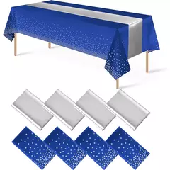 Toalha de mesa de plástico descartável ouro rosa 6 lugares capa de mesa 108 polegadas corredor de mesa de cetim para festa de casamento - loja online