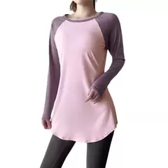 Roupas de manga comprida para mulheres, blusa Pilates, top esportivo, camisa de fitness, camiseta esportiva, roupas esportivas, 2024 na internet