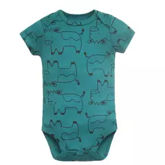 Bodysuits de manga curta recém-nascidos 100% algodão, bebê menino e menina roupas, roupas infantis macias, presentes do chuveiro do bebê, 5pcs por lote - comprar online